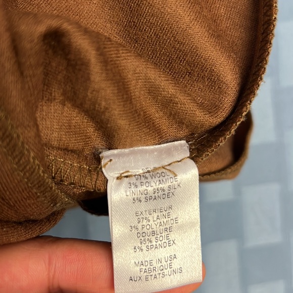 [Diane Von Furstenberg] Brown Wool Skirt - Picture 12 of 12